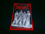 BEHERIT - The Oath of Black Blood. Embroidered Woven Patch