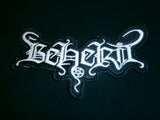 BEHERIT - Cut Shaped Embroidered Patch