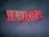 BLASPHEMY - Cut Shaped Embroidered Patch