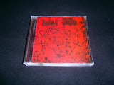 SATANIC GOAT RITUAL / WARLOCK 666 - Satanic Ritual & Goat Sabbat. Split CD