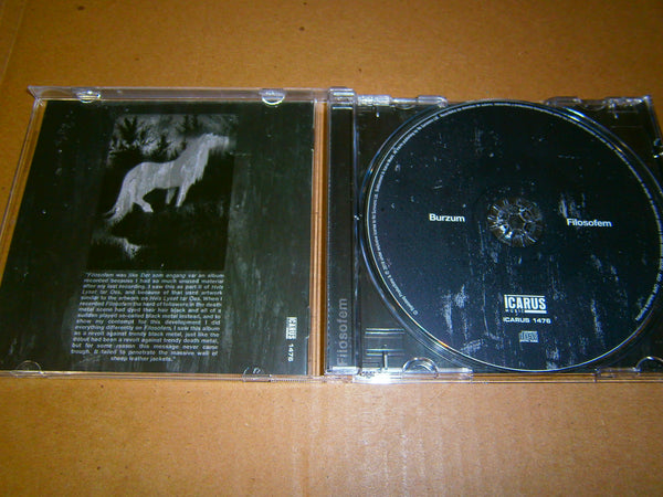 BURZUM - Filosofem. CD – Warhemic Productions