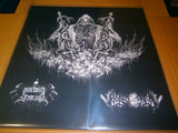 MACABRO GENOCIDIO / MORBOSATAN - Morbido Malefico Genocidio / Aliados al Rayo de la Muerte. 12" Split Vinyl