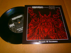 ANARCHOS / MORBID STENCH - Ghospels of Necromancy. Split 7" EP Vinyl