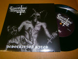 BLACK PRIEST OF SATAN / CRUCIFIXION WOUNDS - Black Soul Mysteries - Desecration Rites. 7" Split EP Vinyl