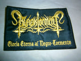 BLACK TORMENT - Gloria Eterna al Negro Tormento. Embroidered Patch