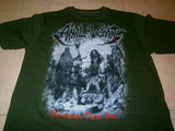 ANAL VOMIT - Nocturnal Curse Live. Green Camo T-Shirt