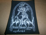 WATAIN - Rabid Death's Curse. Embroidered Woven Patch