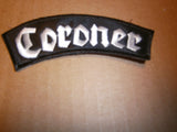 CORONER - Embroidered Logo Patch