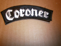 CORONER - Embroidered Logo Patch