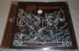 MAZE OF TERROR / WOLFSTORM - Savage Warlords. Split CD