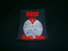 DESTROYER 666 - Phoenix Rising. Embroidered Woven Patch