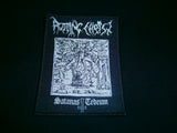 ROTTING CHRIST - Satanas Tedeum. Embroidered Woven Patch