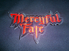 MERCYFUL FATE - Cut Shaped Embroidered Logo Patch