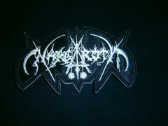 NARGAROTH - Cut Shaped Embroidered Logo Patch