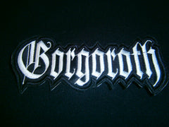 GORGOROTH - Cut Shaped Embroidered Patch