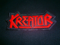 KREATOR - Cut Shaped Embroidered Logo Patch