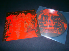 NUNSLAUGHTER / CRUCIFIER - Trafficking with the Devil, 7" Split Pic Vinyl