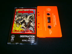 DESTRUCTOR - Blood, Bone and Fire. Tape