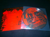 NUNSLAUGHTER / CRUCIFIER - Trafficking with the Devil, 7" Split Pic Vinyl