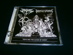 FETID ZOMBIE / BATTLESTROM - Defiling the Altar of Gods. Split CD