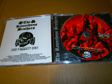 THE RAUNCHOUS BROTHERS - Hail Metal.... Destroy Faggotry!! CD ...