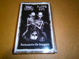 VIOLENT SCUM / PUTRID EVIL - Sacraments of Iniquity. Split Tape