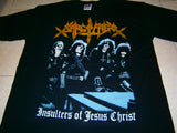 SARCOFAGO - Insulters of Jesus Christ. T-Shirt