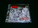 VOMITVULVA / NEKRONUCLEAR COMMAND - War Metal Cult. Split CD