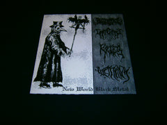 BITTER PEACE / ESOTERICA / KRIEG / THE MANY - New World Black Metal. 4way 7" Split Vinyl