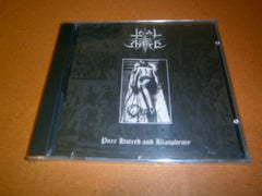 TOTAL HATE - Pure Hatred and Blasphemy. CD