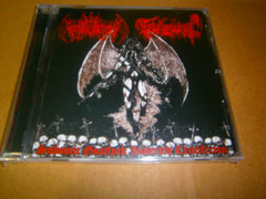 NIHIL DOMINATION / GOATBAPHOMET - Sodomic Goatfuck Inverted Crucifixion. Split CD