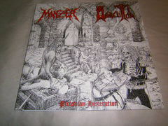 MANZER / HEXECUTOR - Pictavian Hexecution. 10" Gatefold Split Vinyl