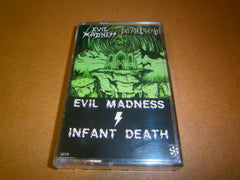 EVIL MADNESS / INFANT DEATH - Infant Death / Evil Madness. Split Tape