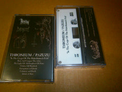 THRONEUM / PAZUZU - In the Crypt of the Hakeldamach Feld. Split Tape