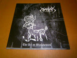 MANTAK / ENSHADOWED - The Art ov Blasphemies / Nekrosimon. 7" Split EP Vinyl