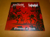 NUNSLAUGHTER / HATEVOMIT - Nunvomit of Death. 7" Split EP Vinyl