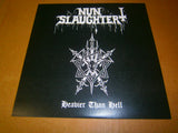 NUNSLAUGHTER / BOULDER - Heavier than Hell / Doom Stone. 7" Split EP Vinyl