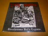 NECROSADIST / WITCHFUCK - Blasphemous Hell's Legions. 7" Gatefold EP Vinyl