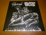 BLIZZARD / VIOLATION WOUND - Anti Music Missile. 7" Split EP Vinyl