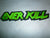 OVERKILL - Embroidered Cut Shaped Patch