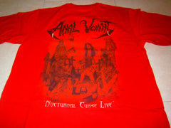 ANAL VOMIT - Nocturnal Curse Live. Red T-Shirt