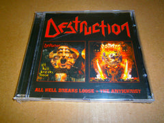 DESTRUCTION - All Hell Breaks Loose + The Antichrist. Double CD