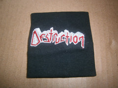 DESTRUCTION - Embroidered Logo Wristband