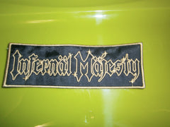 INFERNAL MAJESTY - Embroidered Logo Patch