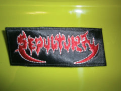 SEPULTURA - Embroidered Logo Patch