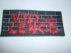 VIOLENCE - Embroidered Logo Patch