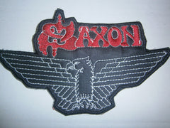 SAXON - Cut Shaped Embroidered Patch