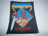 ATROPHY - Socialized Hate. Embroidered Woven Patch