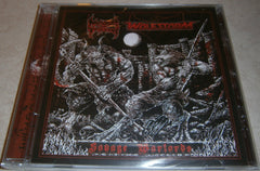 MAZE OF TERROR / WOLFSTORM - Savage Warlords. Split CD