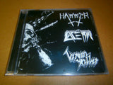 HAMMER / CACERIA / VIRGIN KILLER - Metal Hecho en Sudamerica. 3 Way Split CD